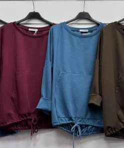 Bluzki Damskie WŁOSKA,Size uni,paczka 6szt, mix kolor