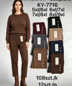 Spodnie Damskie,size 5xl/6xl-8xl/9xl,paczka 12szt, mix kolor