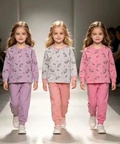 Piżamy DZIECIĘCA,Size 1-5lat,paczka 5szt, 1 kolor