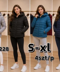 Kurtki damskie,Size s-xl,paczka 4szt, 1 kolor
