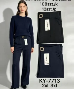 Spodnie Damskie,size 2xl/3xl-5xl/6xl,paczka 12szt, mix kolor
