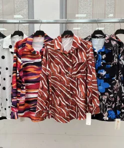 Bluzki Damskie WŁOSKA,Size uni,paczka 6szt, mix kolor
