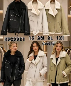 Kurtki damskie,Size s-xl,paczka 6szt, 1 kolor