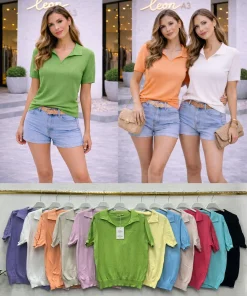 Bluzki Damskie,Size uni,paczka 6szt, mix kolor