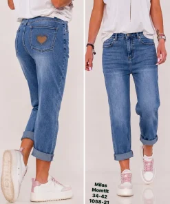 Jeansy Damskie,Size 34-42,paczka 12szt, 1 kolor