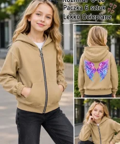 Bluzy DZIECIĘCA, size 6-16lat,Paczka 6szt, 1 kolor
