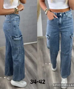 Jeansy Damskie,Size 34-42,paczka 10szt, 1 kolor