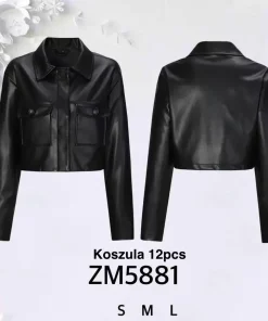 Kurtki skórzane Damskie,size s-l,paczka 12szt, 1 kolor