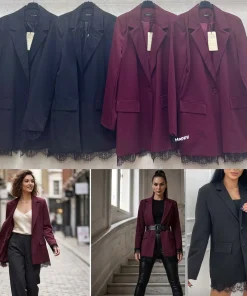 Żakiety i Marynarki Damskie WŁOSKA,Size uni,paczka 6szt, mix kolor