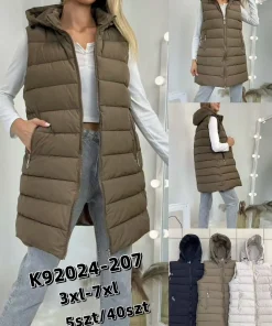 Kamizelki DAMSKI ,size 3-7xl,Paczka 5szt ,1 kolor
