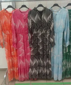 Sukienki Damskie WŁOSKA,Size uni,paczka 6szt, mix kolor