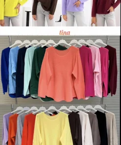 Swetry damskie ,size uni, Paczka 6szt ,mix kolor
