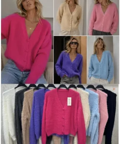 Swetry damskie,Size uni,paczka 12szt, mix kolor