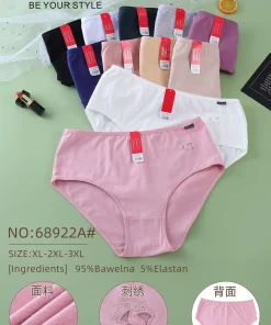 Majtki Damskie,Size xl-3xl,paczka 24szt, mix kolor
