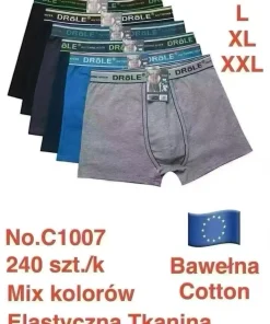 Bokserki MĘSKIE,Size m-2xl,paczka 24szt, mix kolor