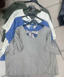 Bluzki damskie, size uni,paczka 6szt,mix kolor