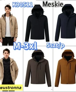 Kurtki MĘSKA ,size 3-7xl,Paczka 5szt ,1kolor