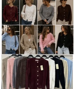 Swetry Damskie,size uni,paczka 6szt, mix kolor