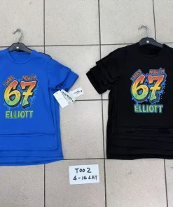 Bluzki DZIECIĘCA,Size 4-14lat,paczka 6szt, 1 kolor