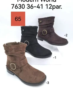 Buty Botki DAMSKIE 36-41 12par)