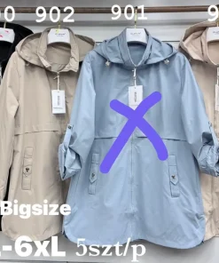 Kurtki DAMSKA,size 2-6xl,paczka 5szt, 1kolor
