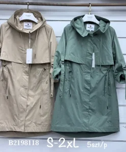 Kurtki DAMSKA,size s-2xl,paczka 5szt, 1kolor