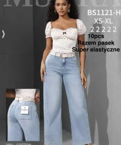 Jeansy Damskie,size xs-xl,paczka 10szt, 1 kolor