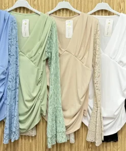 Bluzki Damskie WŁOSKA,Size uni,paczka 6szt, mix kolor