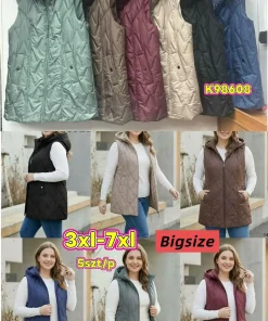 Kamizelki damskie,Size 3-7xl,paczka 5szt, 1 kolor