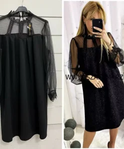 Sukienki Damskie WŁOSKA,Size uni,paczka 6szt, mix kolor