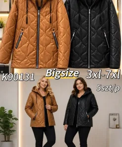 Kurtki damskie,Size 3-7xl,paczka 5szt, 1 kolor