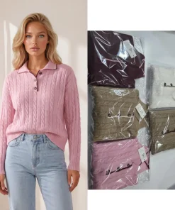 Swetry Damskie,Size uni,paczka 6szt, mix kolor