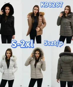 Kurtki Damskie,size s-2xl,Paczka 5szt ,1kolor