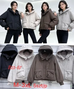 Kurtki damskie ,size m-3xl, Paczka 5szt ,1kolor
