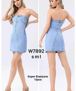 Sukienki Damskie,size s-l,Paczka 12szt ,1kolor
