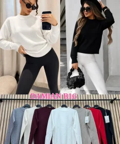 Swetry Damskie WŁOSKA,Size uni,paczka 6szt, mix kolor
