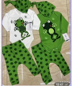 Komplety DZIECIĘCA,Size 3-9AY,paczka 6szt, 1 kolor