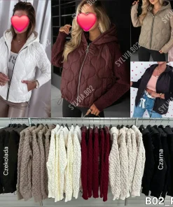 Kurtki , size Uni , paczka 6szt, Mix kolor