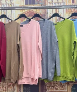 Swetry Damskie WŁOSKA,Size uni,paczka 6szt, mix kolor