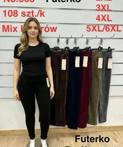 Spodnie Damskie,size 2xl/3xl-5xl/6xl,paczka 12szt, mix kolor