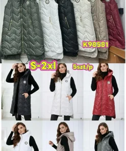 Kamizelki damskie,Size s-2xl,paczka 5szt, 1 kolor