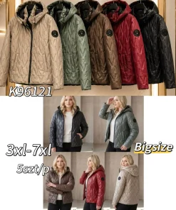 Kurtki Damskie ,size 3-7xl,paczka 5szt ,1kolor