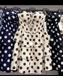 Sukienki Damskie WŁOSKA,Size uni,paczka 6szt, mix kolor