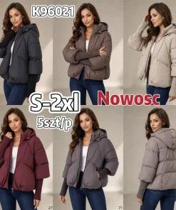 Kurtki damskie,size s-2xl,paczka 5szt,1kolor