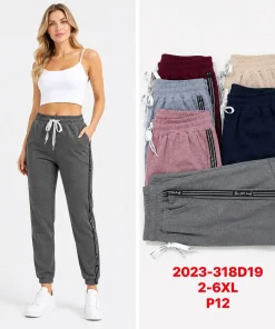 Spodnie Damskie,Size 2xl-6xl,paczka 12szt, mix kolor