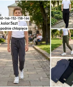 Spodnie DZIECIĘCA,size 140-164,Paczka 5szt,1kolor
