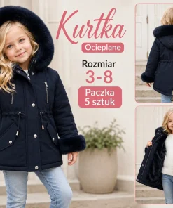 Kurtki DZIECIĘCA,size 3-8lat,Paczka 5szt ,1kolor