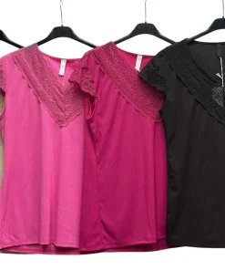 Bluzki Damskie WŁOSKA,Size uni,paczka 6szt, mix kolor