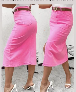 Spódnica długa Damskie,size xs-xl,paczka 12szt, 1 kolor