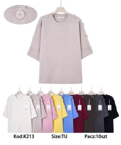 Swetry damskie,size uni,paczka 10szt,mix kolor